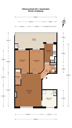 Uithoornstraat 25-1, 1078 ST Amsterdam - 