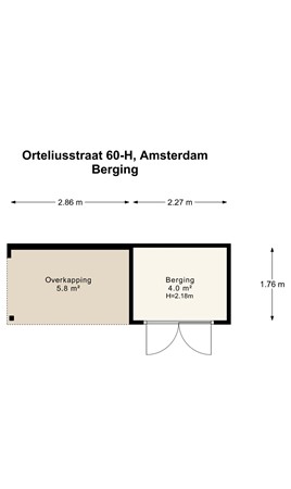 Orteliusstraat 60H, 1057 BD Amsterdam - 