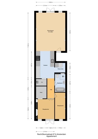 Recht Boomssloot 47A, 1011 CT Amsterdam - 