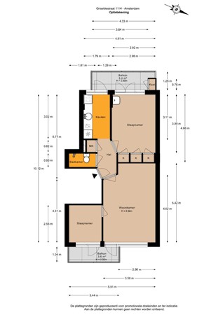 Griseldestraat 11H, 1055 AR Amsterdam - 