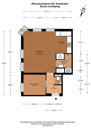 Wenslauerstraat 2B, 1053 BA Amsterdam - 