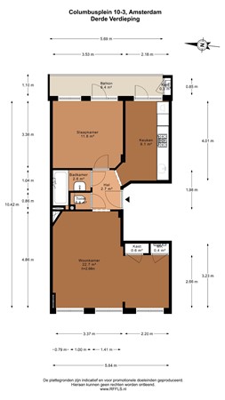 Columbusplein 10-3, 1057 TZ Amsterdam - 
