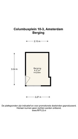 Columbusplein 10-3, 1057 TZ Amsterdam - 
