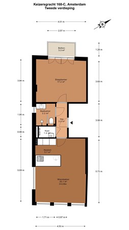 Keizersgracht 168C, 1015 CZ Amsterdam - 