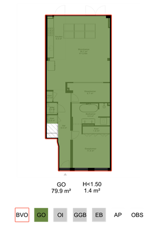 Kijkduinstraat 87H, 1055 XT Amsterdam - 