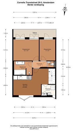 Cornelis Trooststraat 20-3, 1072 JE Amsterdam - 