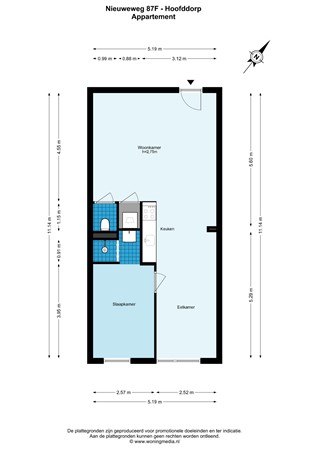 Nieuweweg 87F, 2132 CM Hoofddorp - 