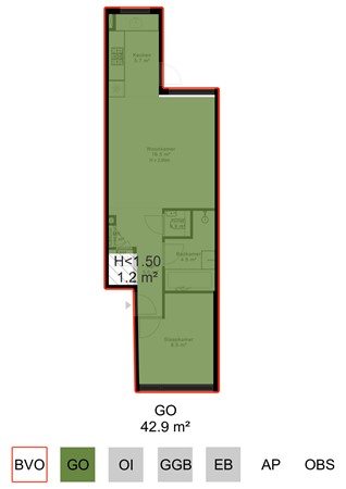 Eerste Schinkelstraat 22H, 1075 TZ Amsterdam - 