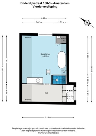 Bilderdijkstraat 168-3, 1053 LD Amsterdam - 