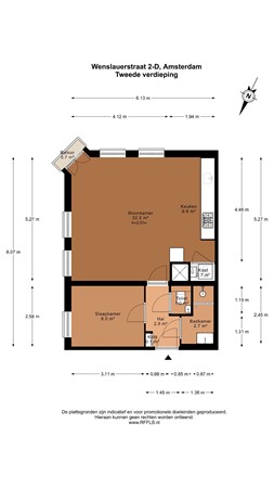Wenslauerstraat 2D, 1053 BA Amsterdam - 