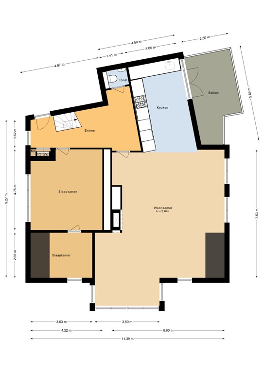 mediumsize floorplan