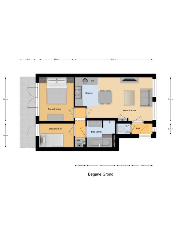 mediumsize floorplan