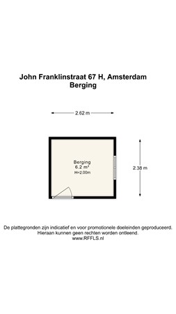 John Franklinstraat 67H, 1056 SZ Amsterdam - 