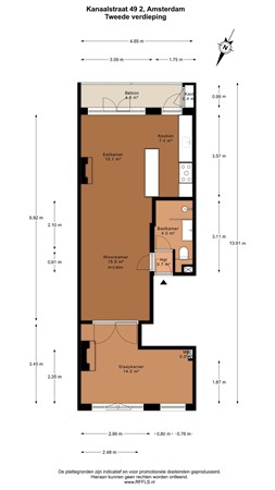 Kanaalstraat 49-2, 1054 WZ Amsterdam - 