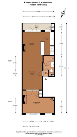Kanaalstraat 49-2, 1054 WZ Amsterdam - 