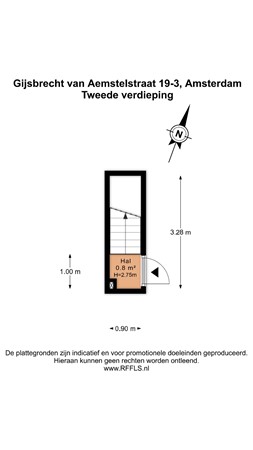 Gijsbrecht van Aemstelstraat 19-3, 1091 TB Amsterdam - 