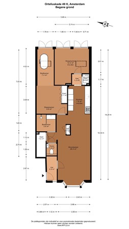 Orteliuskade 49H, 1057 AJ Amsterdam - 