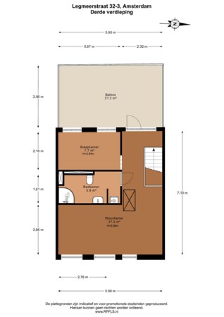 Legmeerstraat 32-3, 1058 NE Amsterdam - 