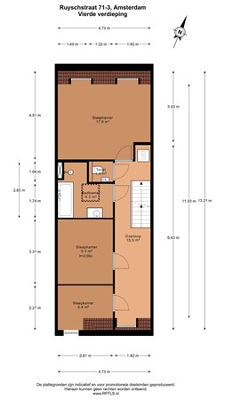 Ruyschstraat 71-3, 1091 BX Amsterdam - 