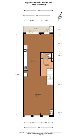 Ruyschstraat 71-3, 1091 BX Amsterdam - 