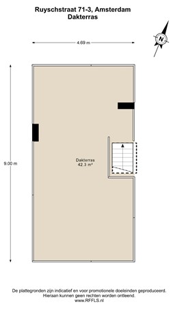 Ruyschstraat 71-3, 1091 BX Amsterdam - 