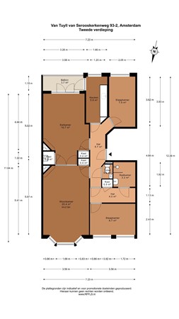 Van Tuyll van Serooskerkenweg 93-2, 1076 JH Amsterdam - 