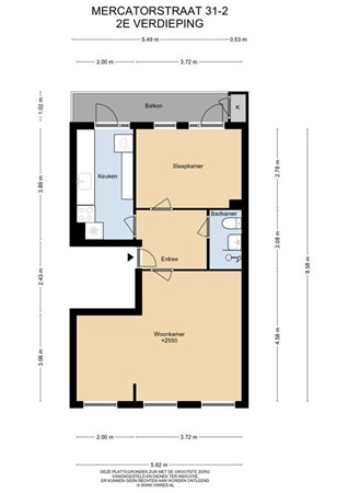 Mercatorstraat 31-2, 1056 PX Amsterdam - 