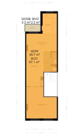 Van Hogendorpstraat 157-2, 1051 BN Amsterdam - 