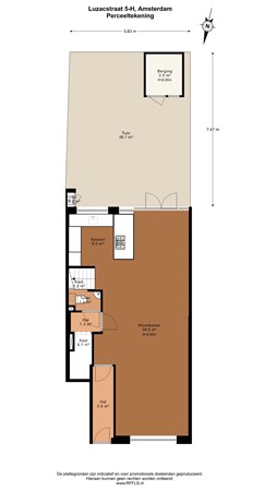 Luzacstraat 5H, 1051 JB Amsterdam - 