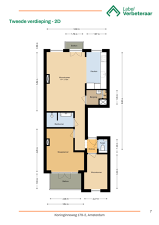 Koninginneweg 179-2, 1075 CP Amsterdam - 