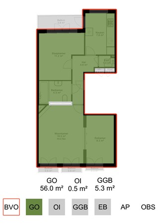 Legmeerstraat 32-2, 1058 NE Amsterdam - 