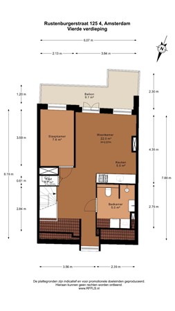 Rustenburgerstraat 125-4, 1073 EW Amsterdam - 