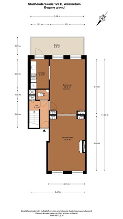 Stadhouderskade 120H, 1073 BA Amsterdam - 