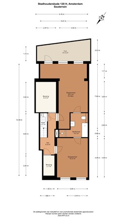 Stadhouderskade 120H, 1073 BA Amsterdam - 