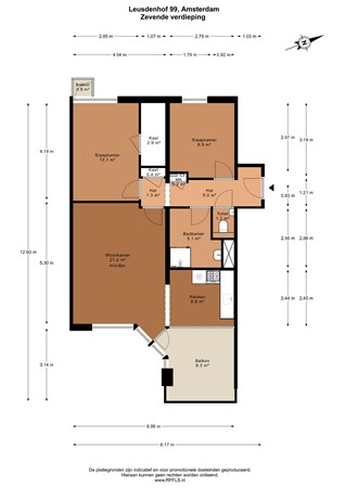 Leusdenhof, 1108 CZ Amsterdam Zuid-Oost - 
