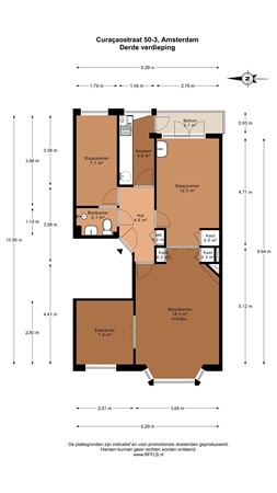 Curaçaostraat 50-3, 1058 BX Amsterdam - 
