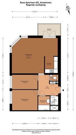 Rosa Spierlaan 422, 1187 PJ Amstelveen - 