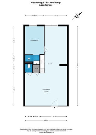 Nieuweweg 83B, 2132 CM Hoofddorp - 