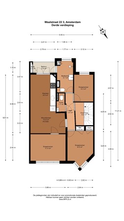 Waalstraat 22-3, 1078 BT Amsterdam - 