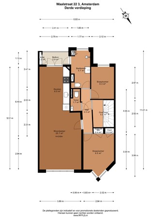 Waalstraat 22-3, 1078 BT Amsterdam - 