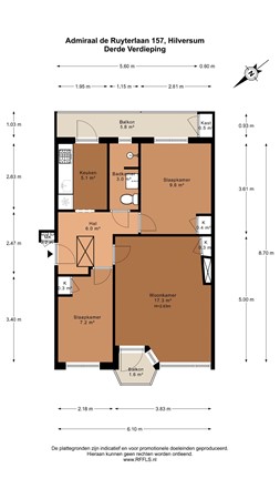 Admiraal de Ruyterlaan 157, 1215 LZ Hilversum - 