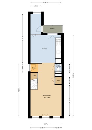 Groen van Prinstererstraat 13-3, 1051 ED Amsterdam - 