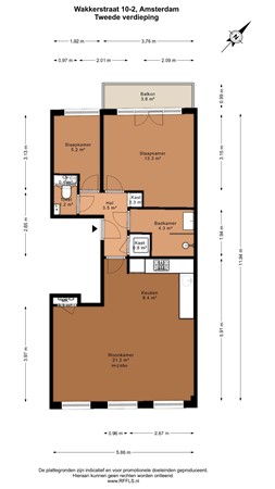 Wakkerstraat 10-2, 1097 CE Amsterdam - 