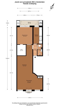 Jacob van Lennepkade 362-2, 1053 NK Amsterdam - 