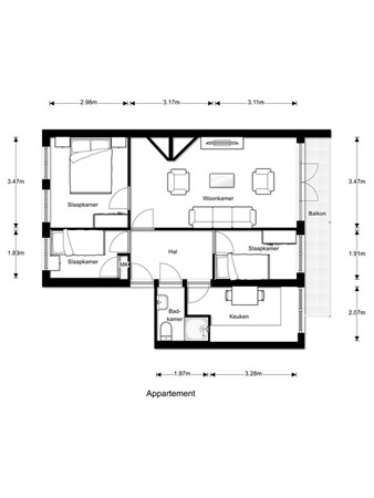 Amstelkade 26B, 1078 AD Amsterdam - 