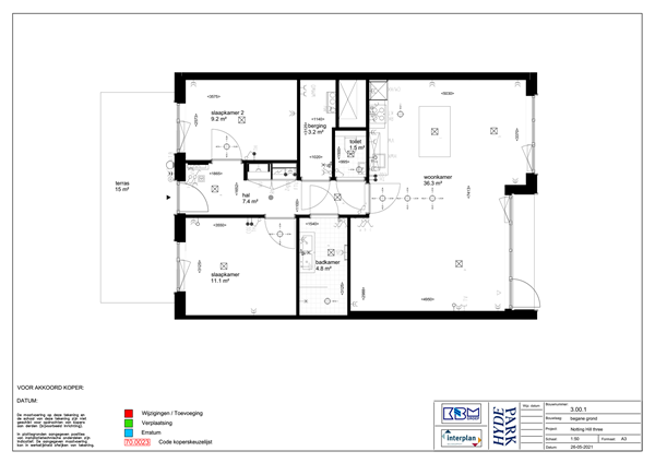 Mies Van Der Rohestraat 239, 2132 HX Hoofddorp - 