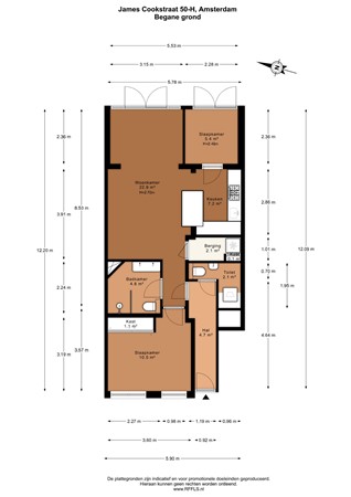 James Cookstraat 50H, 1056 SC Amsterdam - 