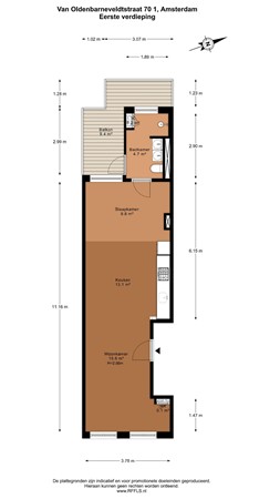 Van Oldenbarneveldtstraat 70-1, 1052 KE Amsterdam - 