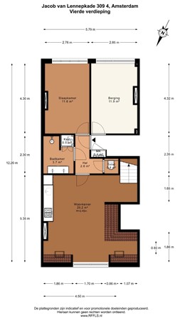 Jacob van Lennepkade 309-4, 1054 ZW Amsterdam - 