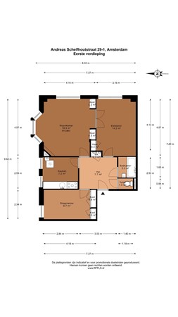 Andreas Schelfhoutstraat 29-1, 1058 HR Amsterdam - 